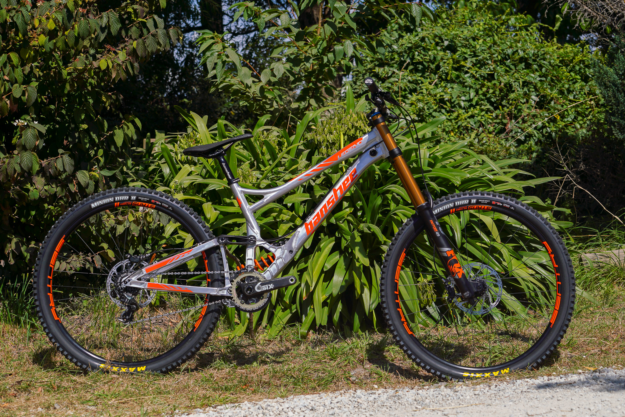 Prototype Banshee Legend 29r at Crankworx Rotorua - Spoke